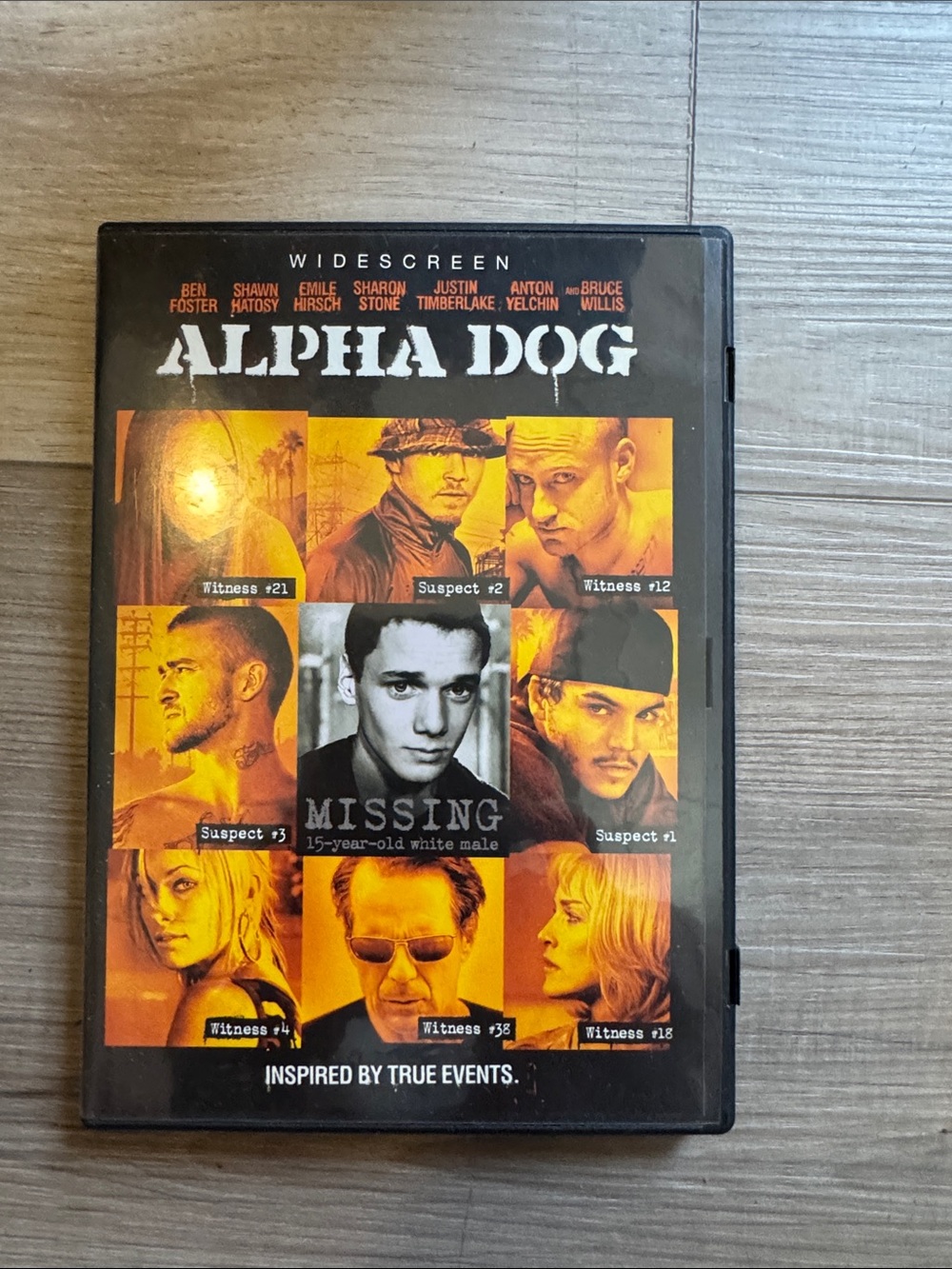 Alpha Dog DVD Movie - Black and Orange Cover